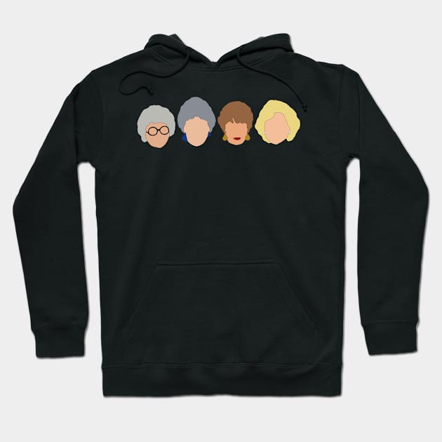 Golden Girls Heads Hoodie by baranskini